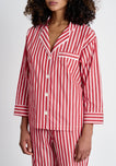 Marina Pajama Set in Red Breton Stripe