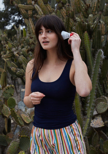 Alex Tank Top in Navy