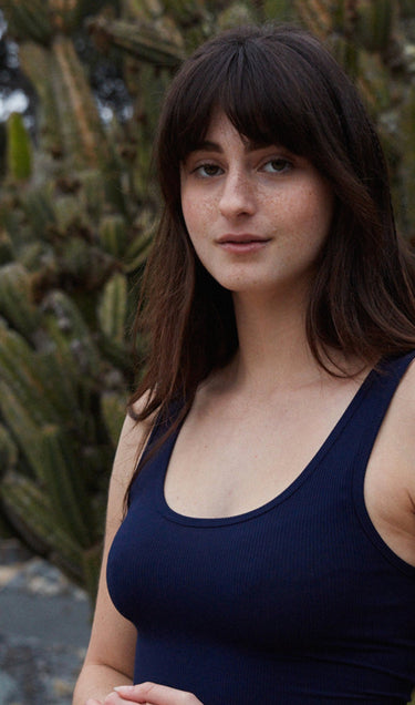Alex Tank Top in Navy