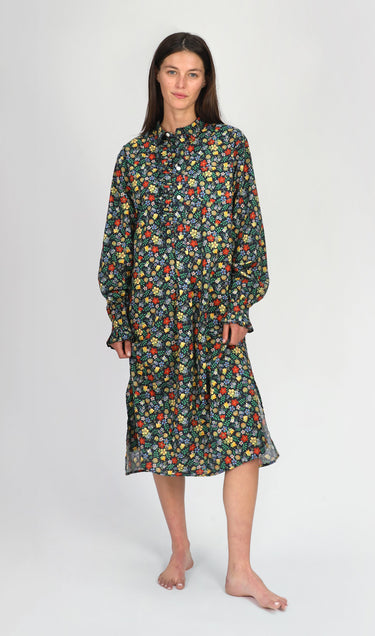 SLEEPY JONES | Cornett Gown Liberty Edenham Floral Navy