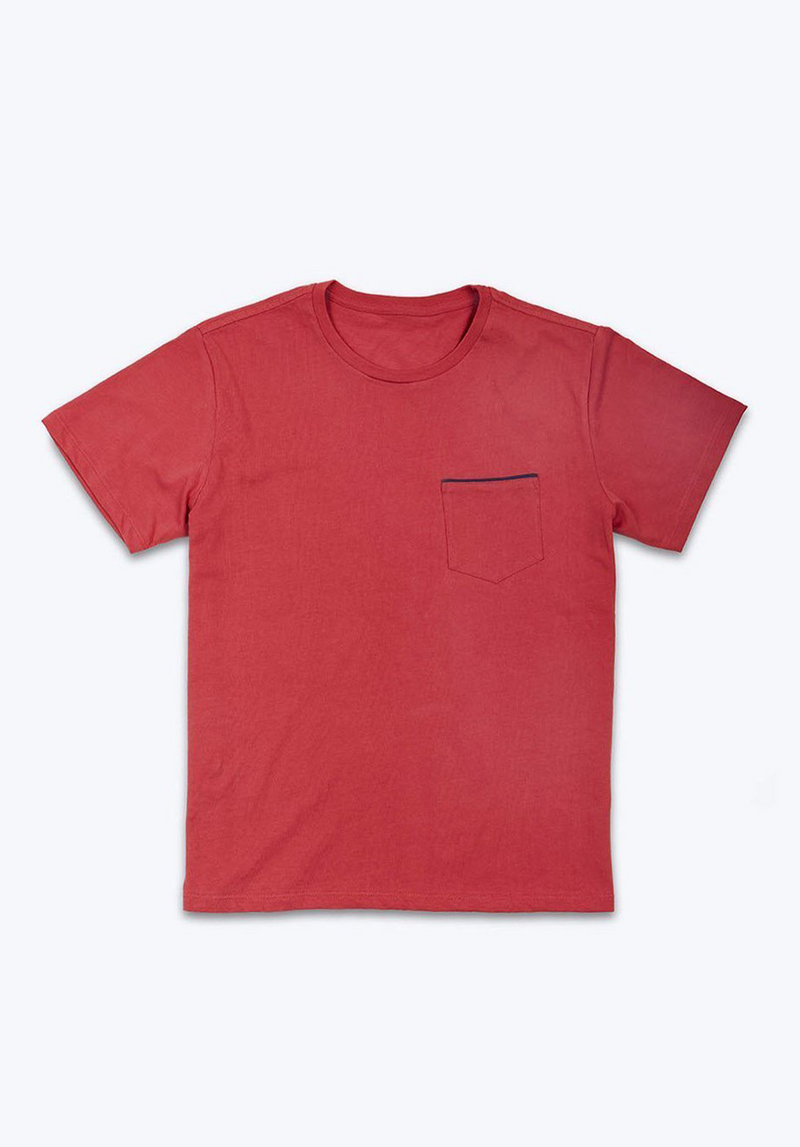 Jackson Pocket T-Shirt in Red
