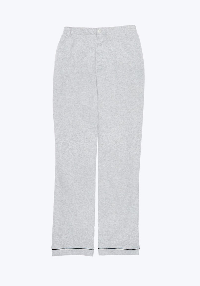 SLEEPY JONES | Knit Marcel Pant in Heather Grey Jersey