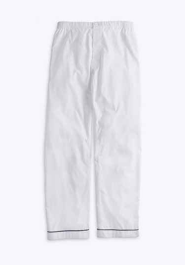 SLEEPY JONES | Marcel Pajama Pant in White End on End - [product-type]