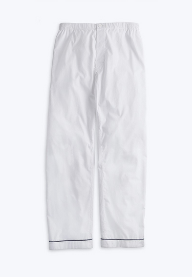 SLEEPY JONES | Marcel Pajama Pant in White End on End - [product-type]