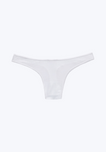 SLEEPY JONES | Mariko Thong in White Cotton/Modal / XS-White Cotton/Modal
