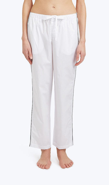Marina Pajama Pant in White End on End