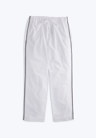 Marina Pajama Pant in White End on End