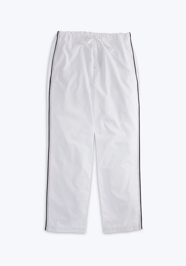 Marina Pajama Pant in White End on End