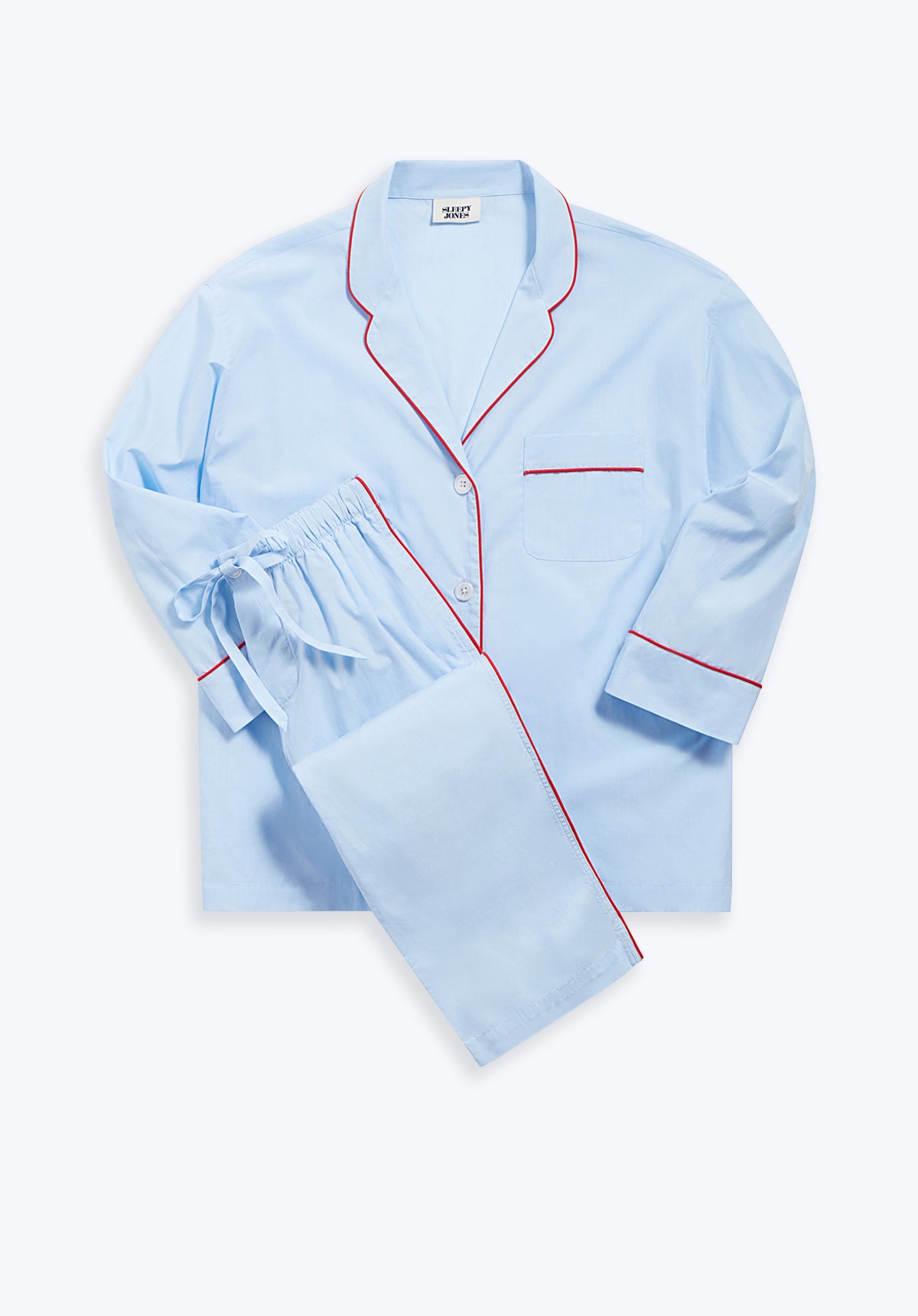 Light blue pajamas online set