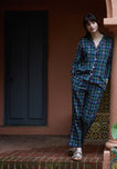 SLEEPY JONES | Marina Pajama Set in Multi Madras Plaid - Women's Pajama Sets