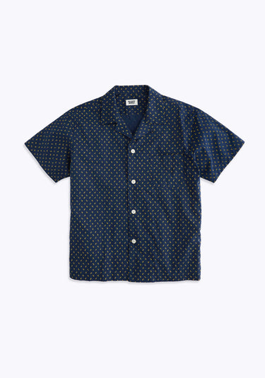 SLEEPY JONES | Martin Camp Shirt in Navy Paisley - [product-type]
