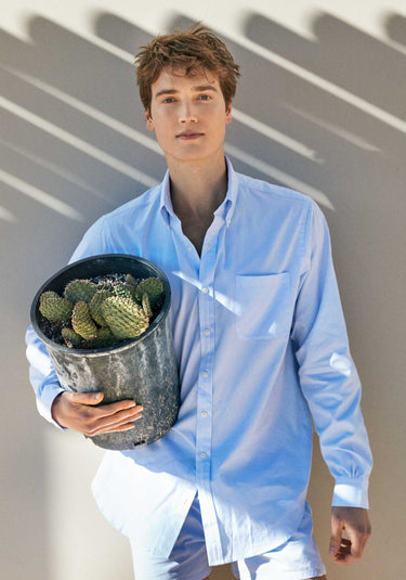 SLEEPY JONES | Penn Shirt in Blue Oxford - [product-type]