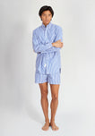 SLEEPY JONES | Penn Shirt in Blue & White Stripe - [product-type]