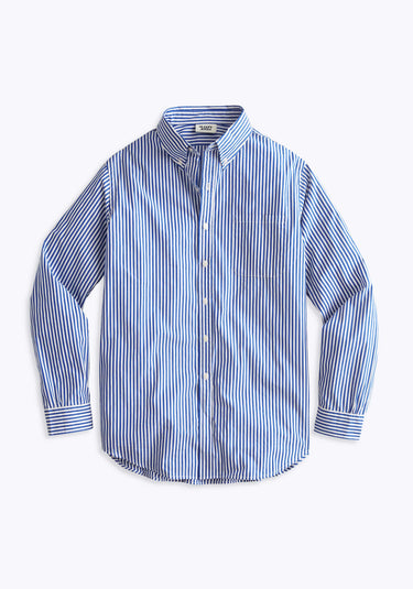 SLEEPY JONES | Penn Shirt in Blue & White Stripe - [product-type]