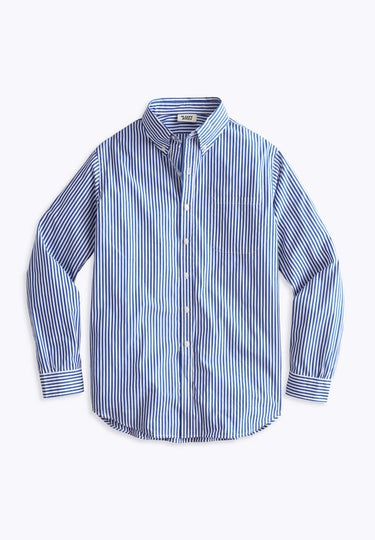 SLEEPY JONES | Penn Shirt in Blue & White Stripe - [product-type]