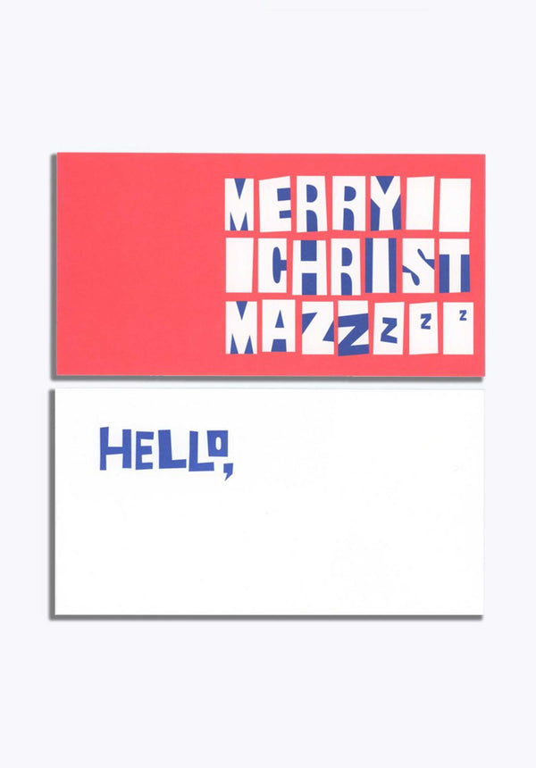 Holiday Card Set - Merry Christmazzzzz