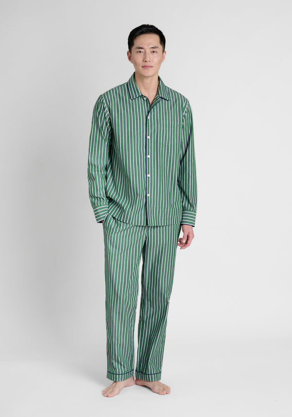 Henry Pajama Set in Shadow Stripe
