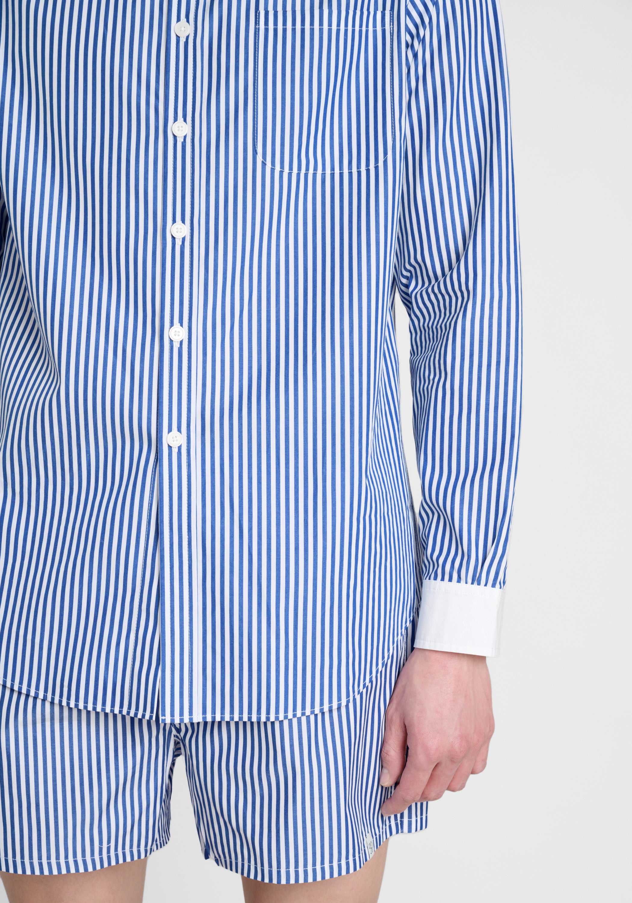 SLEEPY JONES | Penn Shirt in Colorblock Bengal Stripe – Sleepy Jones