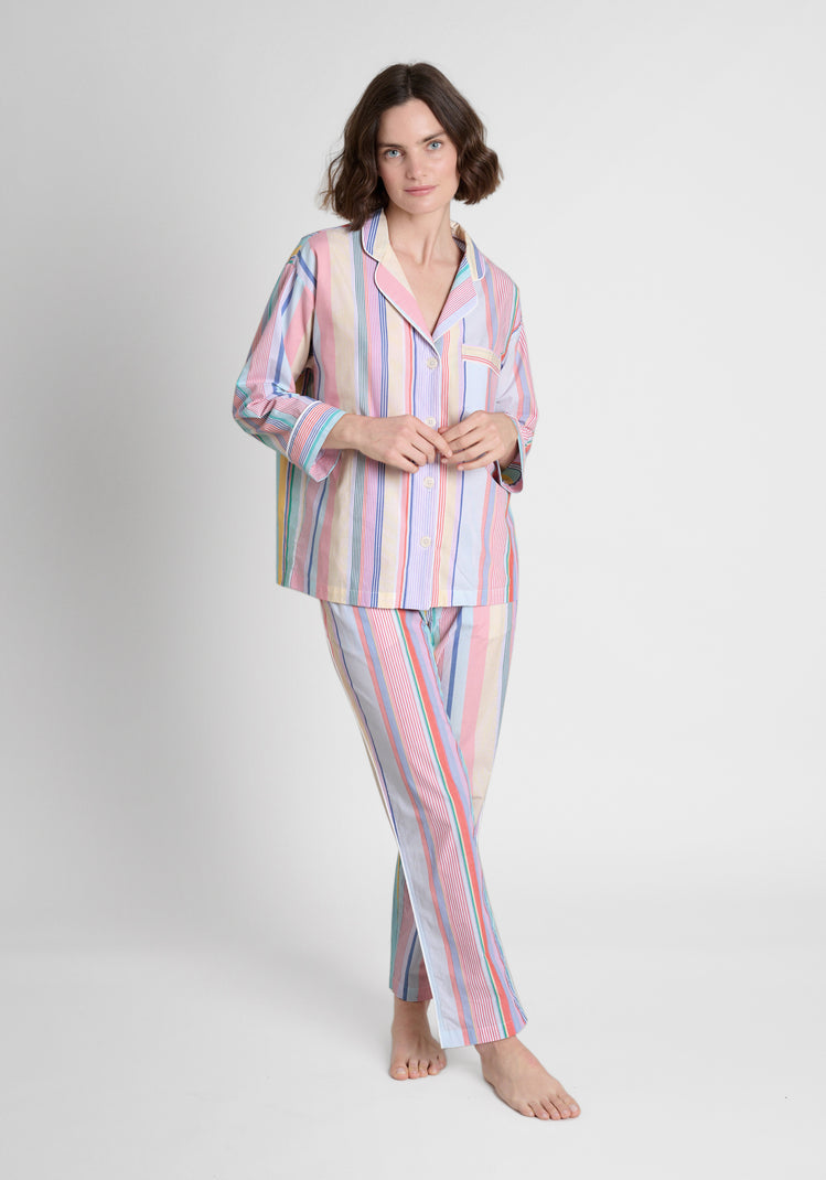 SLEEPY JONES | Marina Pajama Set in Vintage Stripe – Sleepy Jones