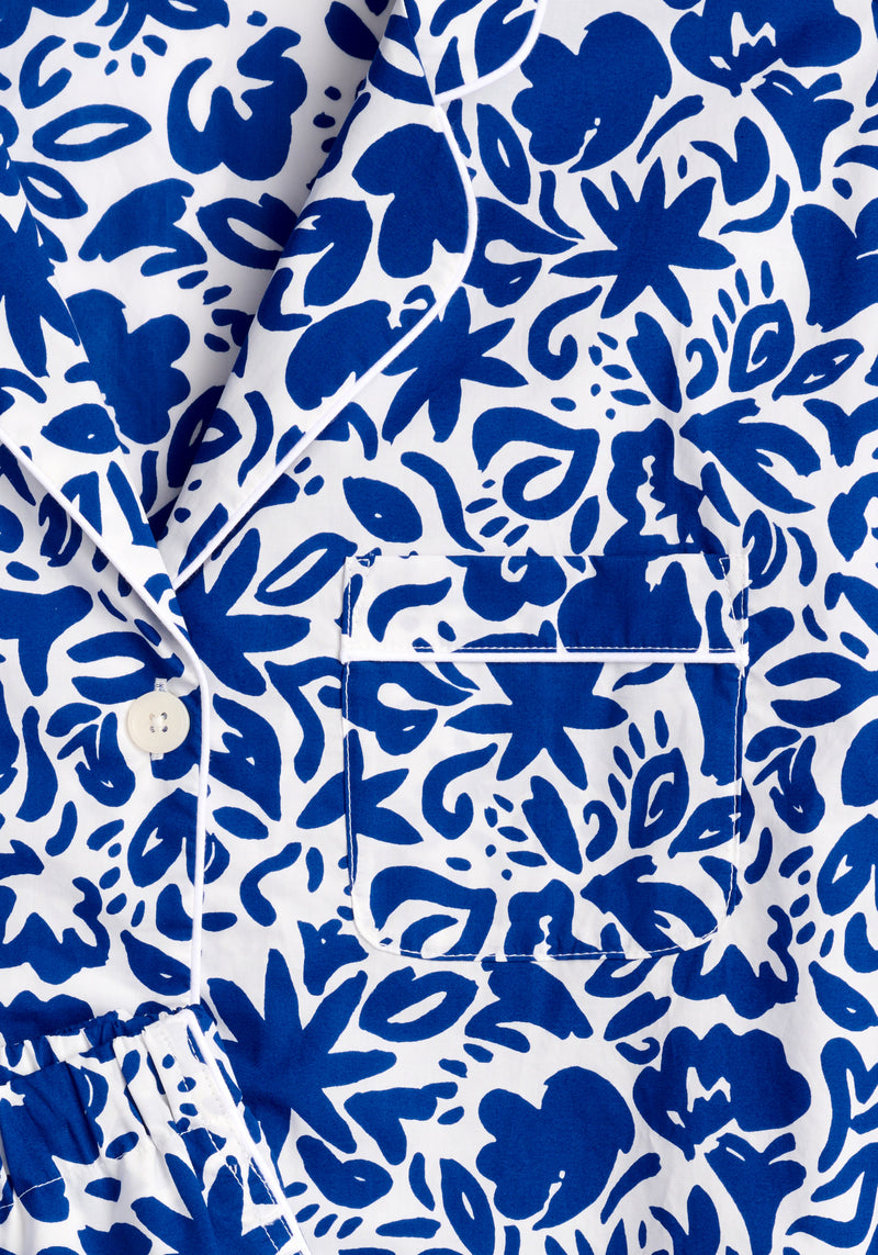 Marina Pajama Set in Handpainted Floral